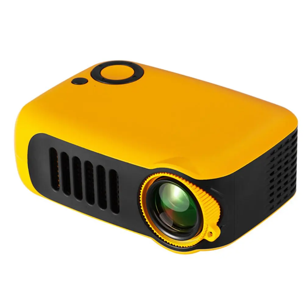 

A2000 mini pico projector home 1080P HD projector HDMI USB multiple input methods three color For US UK EU AU