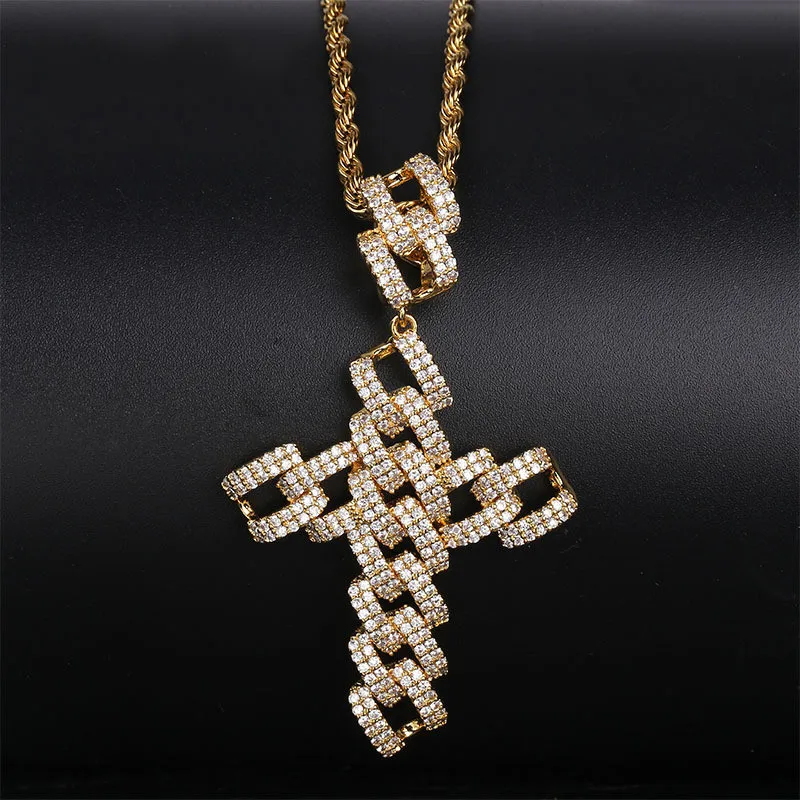 hip hop cross necklace9