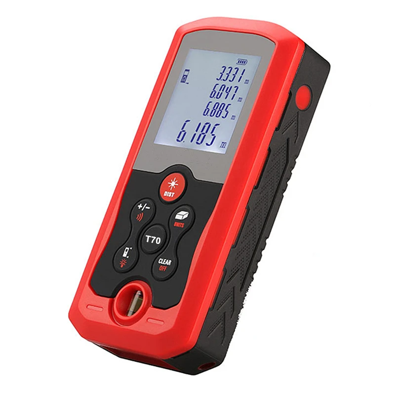 1Pc Digital Laser Distance Meter 0.05 70M Dust proof IP54 Rangefinder