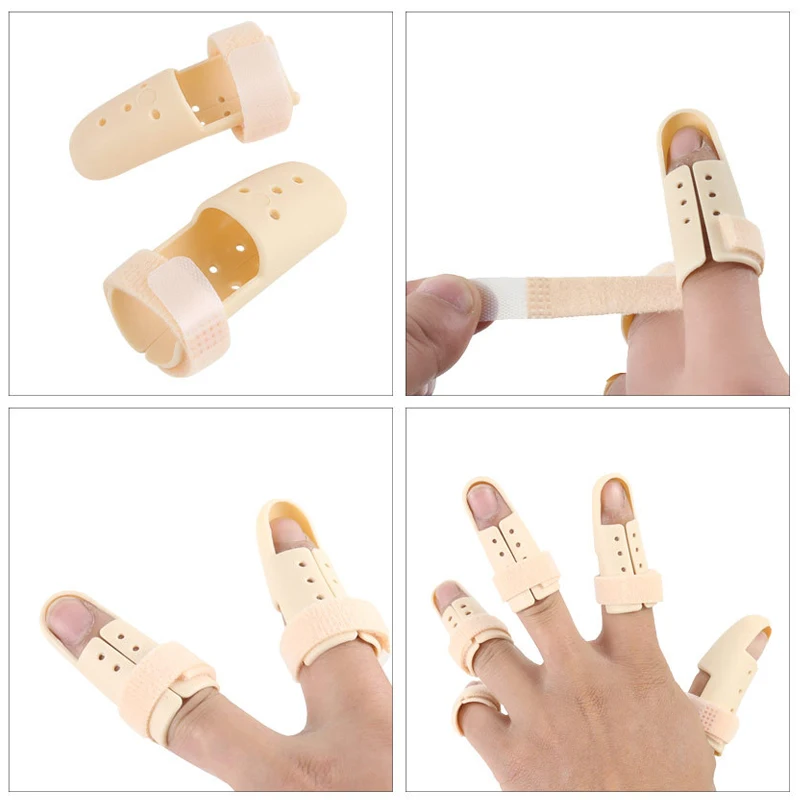 

Good Healthy 5pcs Finger Splint Brace Plastic Finger Support Protector Immobilizer for Fingers Joint Pain Arthritis