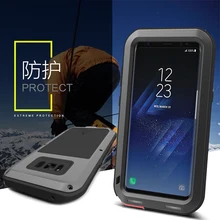 Бронированный Чехол-Обложка из смешанных материалов Водонепроницаемый чехол Fundas Корпус воды/грязи/ударов/дождя для Samsung Galaxy S8 S8 плюс Чехол