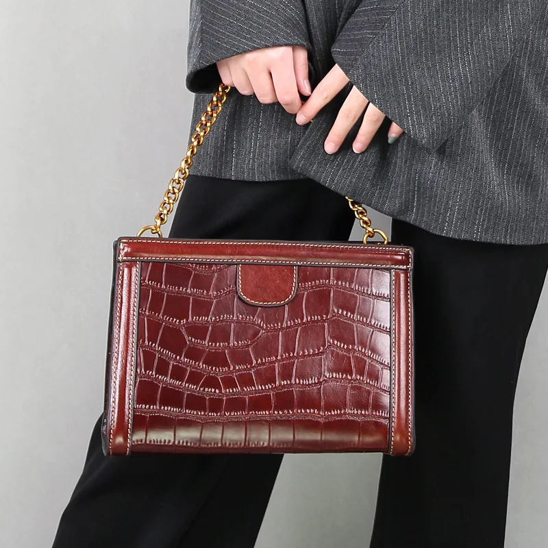 

Genuine Leather Luxury Women's Handbag Fashion Adjustable Crossbody Bags Shoulde Bags