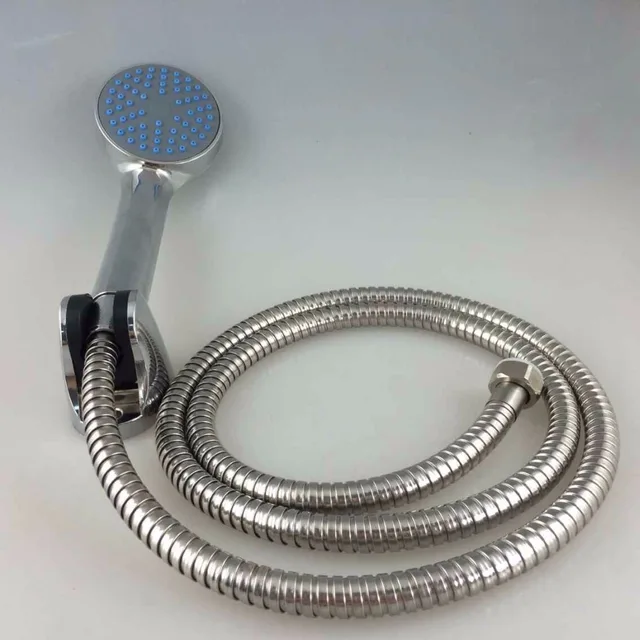 shower head with holder and flexible pipe high quality plastic bathroom