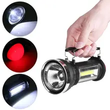 Portable Folding Solar Powered LED Flashlight Lantern USB Rechargeable Tent Lamp Outdoor Camping Hiking Night Lighting Emergency