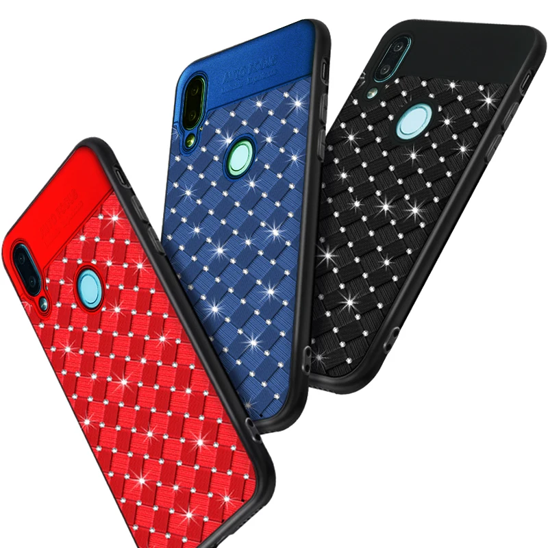 YonLinTan Блестящий Алмазный 3D чехол для Huawei Nova 3 Nova3 на роскошном заднем телефоне