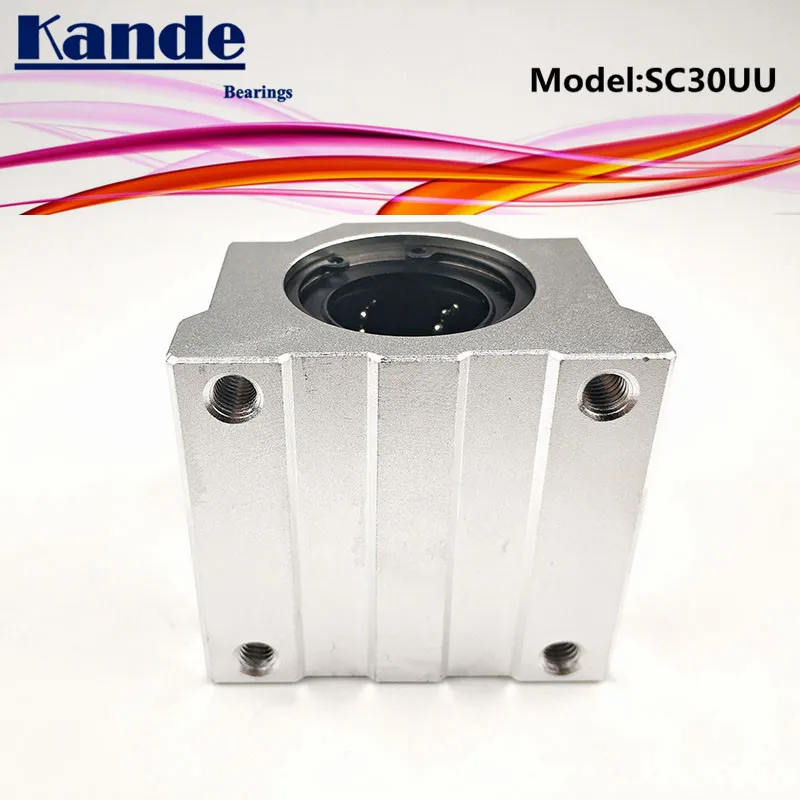 Linear Rails 2pcs/Lot SC30UU SCS30UU 30mm Linear Motion Ball Bearing Slide Bushing for CNC Linear Rails 2pcs/Lot SC30UU SCS30UU 30mm Linear Motion Ball Bearing Slide Bushing for CNC