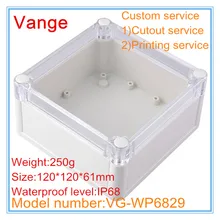 1 шт./лот IP68 Водонепроницаемая форма для изготовления инструмент из АБС-пластика ящик для наложения оболочки проводов разъем под водой 120*120*61 мм