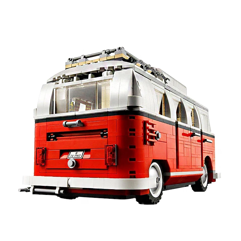 

1354Pcs Camping Car Model Bus Designer Model Building Block Developmental Brick Toy For Kids Gifts Compatible Legoings Toys