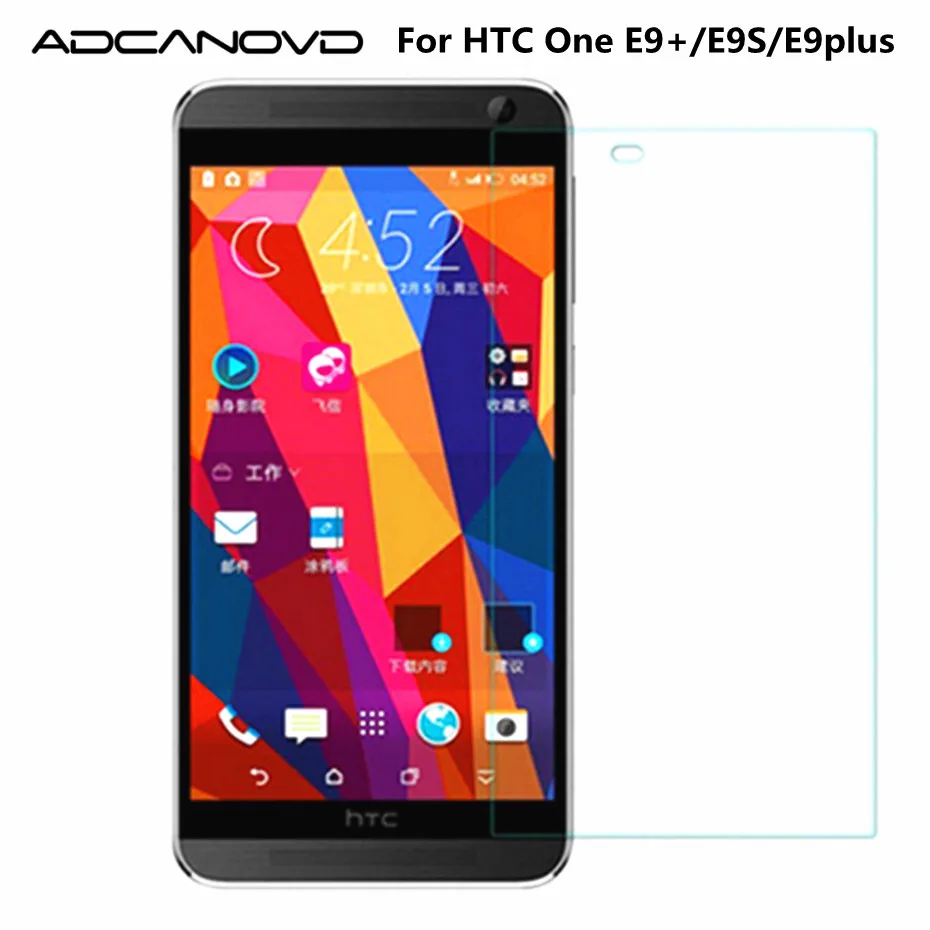 

Adcanovd 9H Explosion-proof Tempered Glass For HTC One E9+ E9S E9 Plus A55 Dual Sim Screen Protector Protective Film