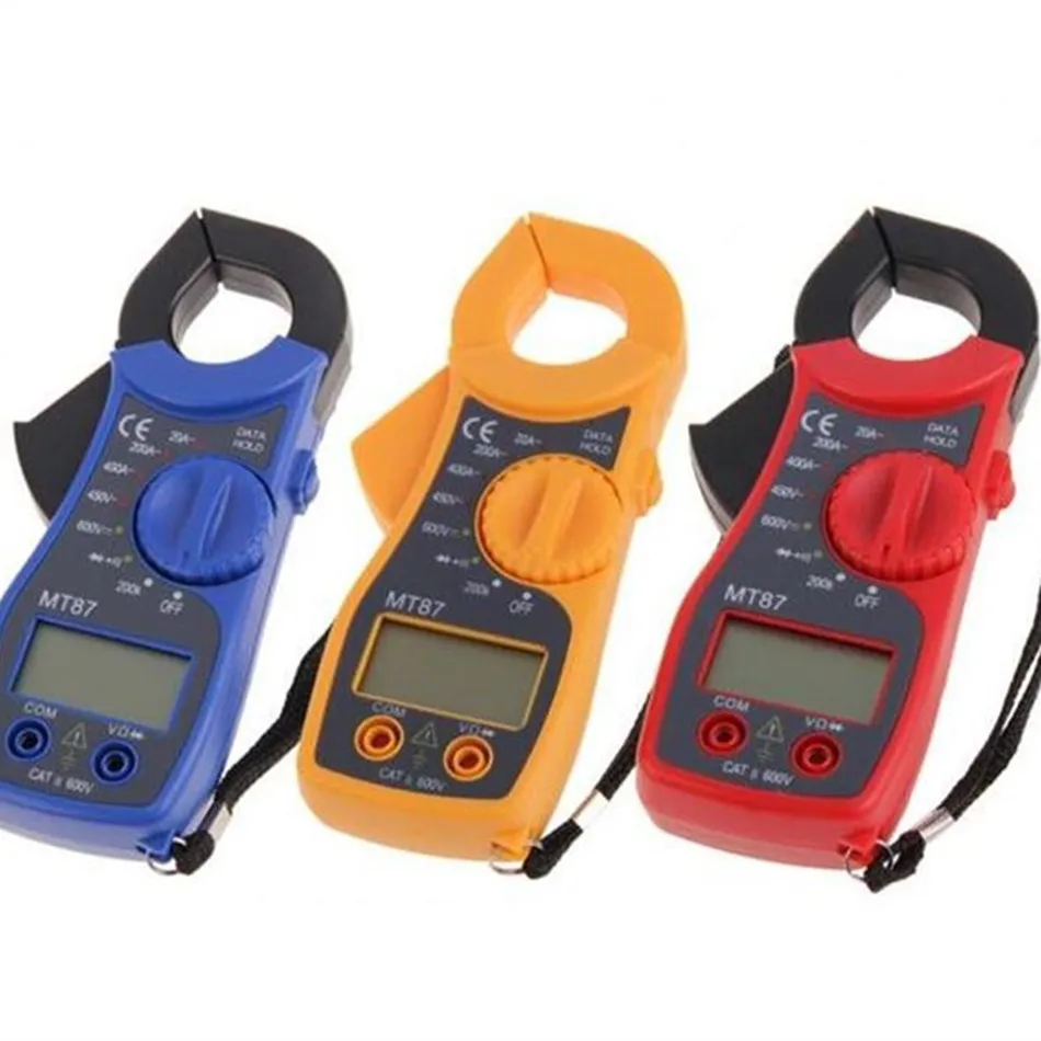 Digital LCD AC / DC MT-87 Handheld Multimeter Volt Amp Ohm Test Clamp Meter | Инструменты