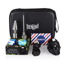 Кварцевые гвозди с титановым гвоздем E dab Enail набор 14 мм 18 мм Мужская крышка карбюратора 20 мм нагревательная катушка Dabber PID контроль температуры