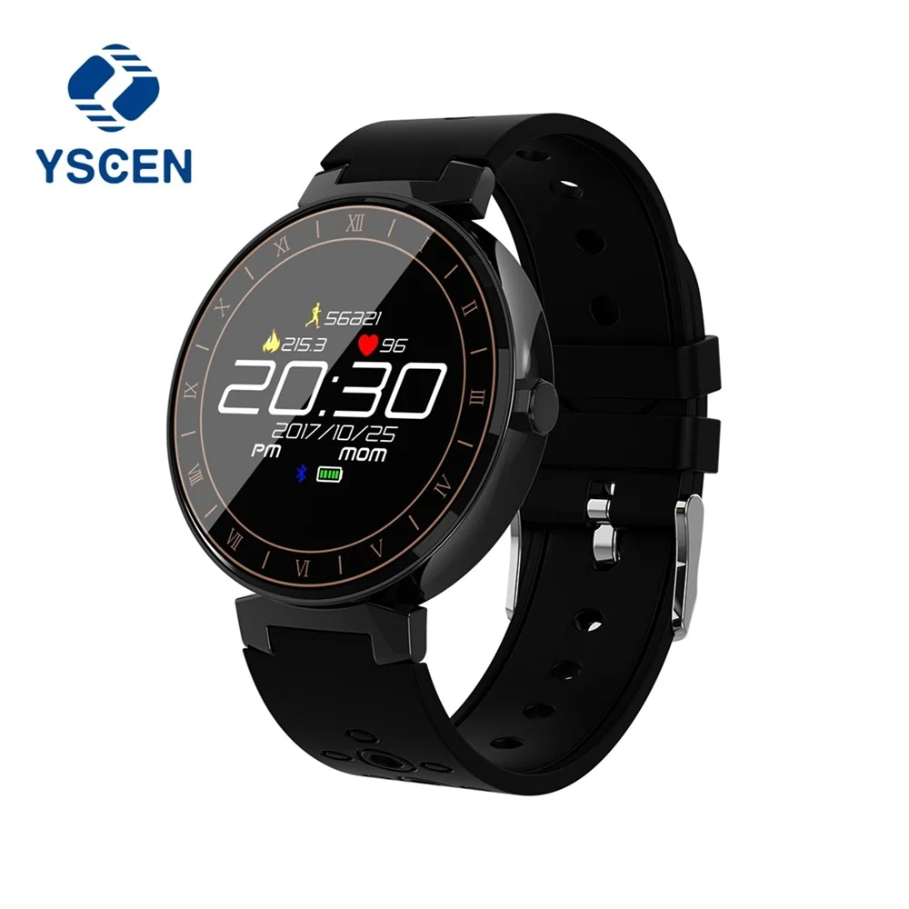 

YSCEN Sport Smart Bracelet L8 WristBand 0.95"Color Screen Message IP68 Waterproof Heart Rate Blood oxygen monitor Health Tracker