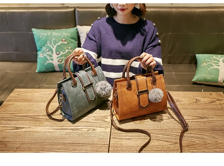 Yuhua, новые женские сумки, простой модный клапан, трендовая женская сумка-мессенджер с кисточками, ретро Корейская версия сумки через плечо