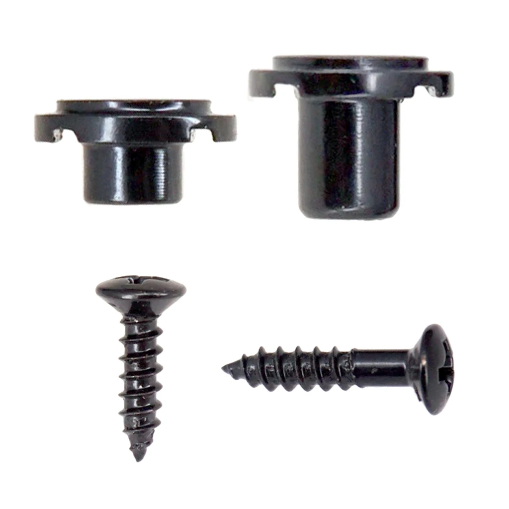 Bass Guitar String Tree String Retainer with 2 PCS Screws for Fender Strat&Tele Electric Stringed Instrument Accessories