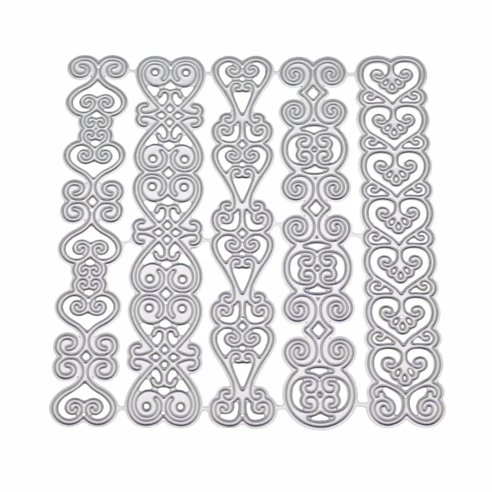 Heart Lace Frame Metal Cutting Dies Stencils for DIY Scrapbooking Wedding Cards Album Decor Embossing Craft Stamps Border Dies