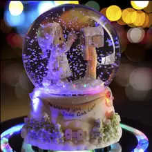 Вихревой снежный глобус креативная музыкальная шкатулка в виде