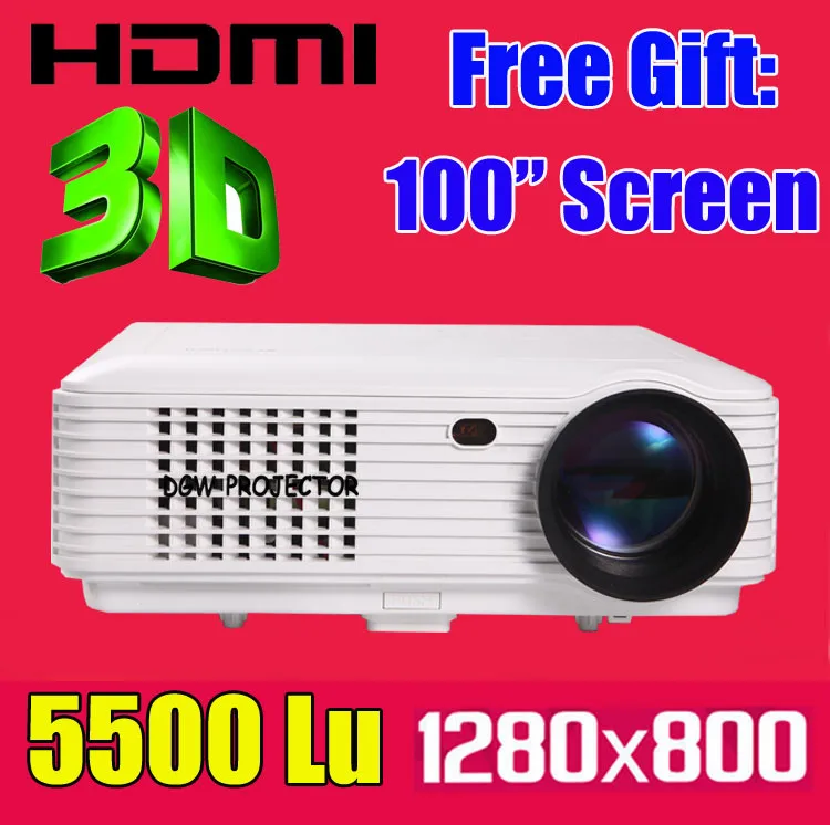 5500 lumens smart lcd tv led projector full hd accessories 1920x1080 3d ...