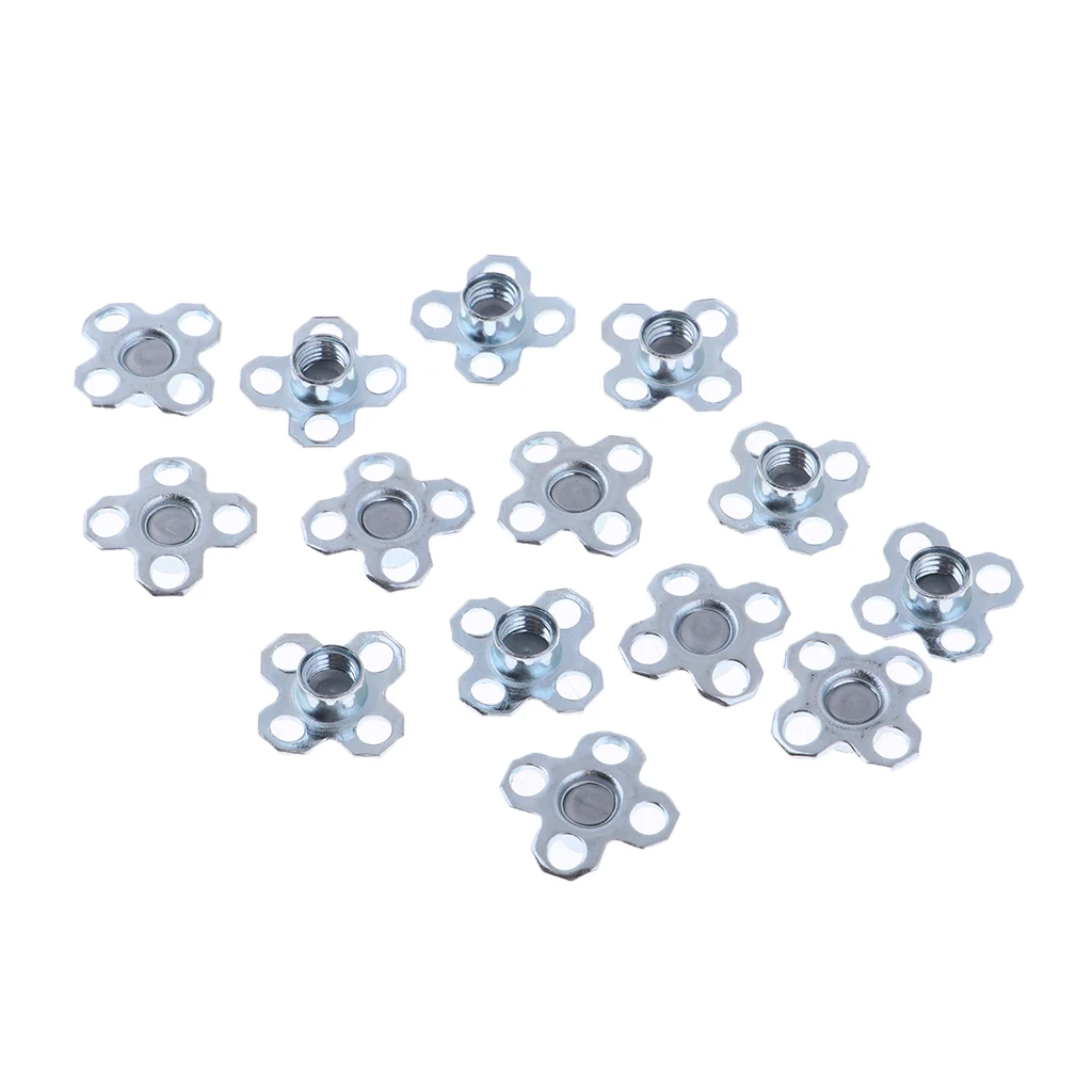 14pcs Golf Shoe Spikes Replacements Metal Thread Golf Cleats with Traction Stability Environmental Golf Training Aids