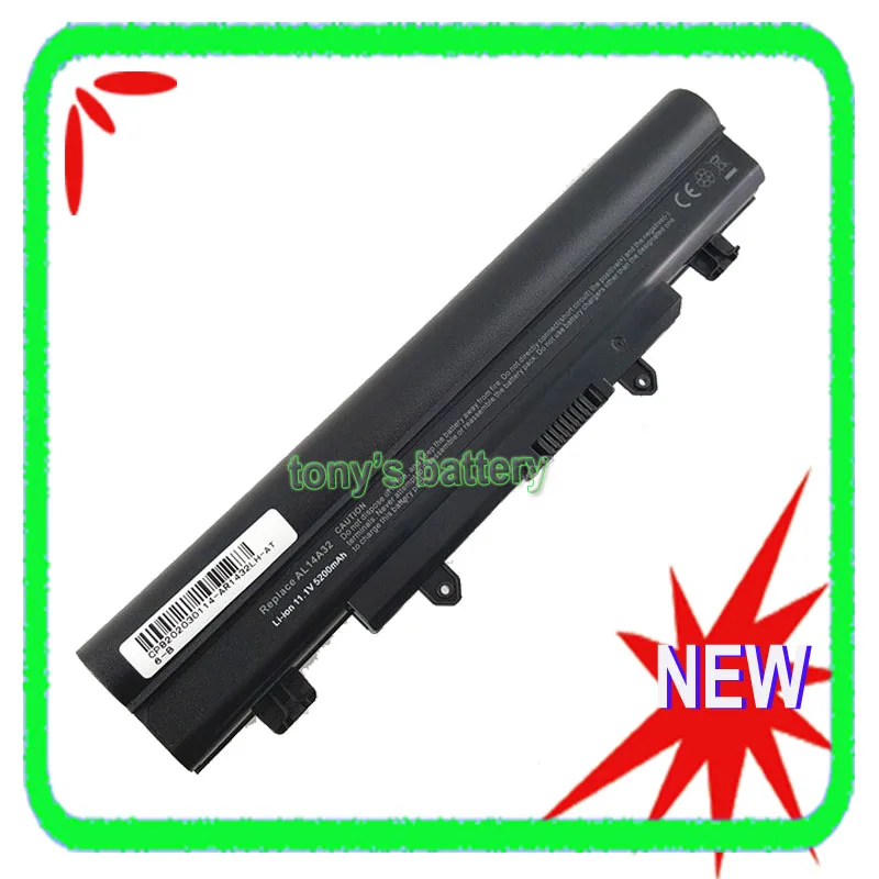 Аккумулятор 6 cell AL14A32 31CR17/65-2 для Acer Aspire E5-411 E5-531 E14 E15 Extensa 2509 2510 2510G TravelMate | Компьютеры