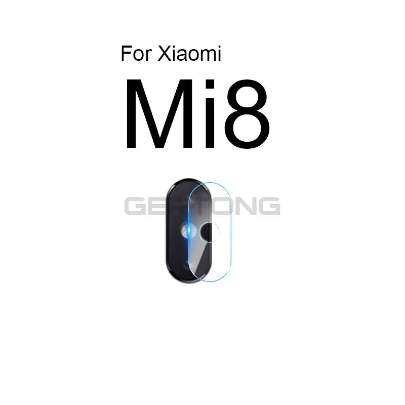 2 шт., закаленное стекло для объектива телефона Xiaomi mi 8 A1 A2 Lite MAX 3 mi x 2 s mi 9 SE Red mi Note 7 6A 6 5 Pro, Защитная пленка для камеры - Цвет: For Xiaomi mi8