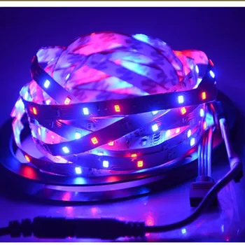 

DC12V Ribbon Tape 5M Led Strip Light RGB String IP20 Lamp 5050 3528 SMD 300Leds High Bright For Hoilday Festival Decorate