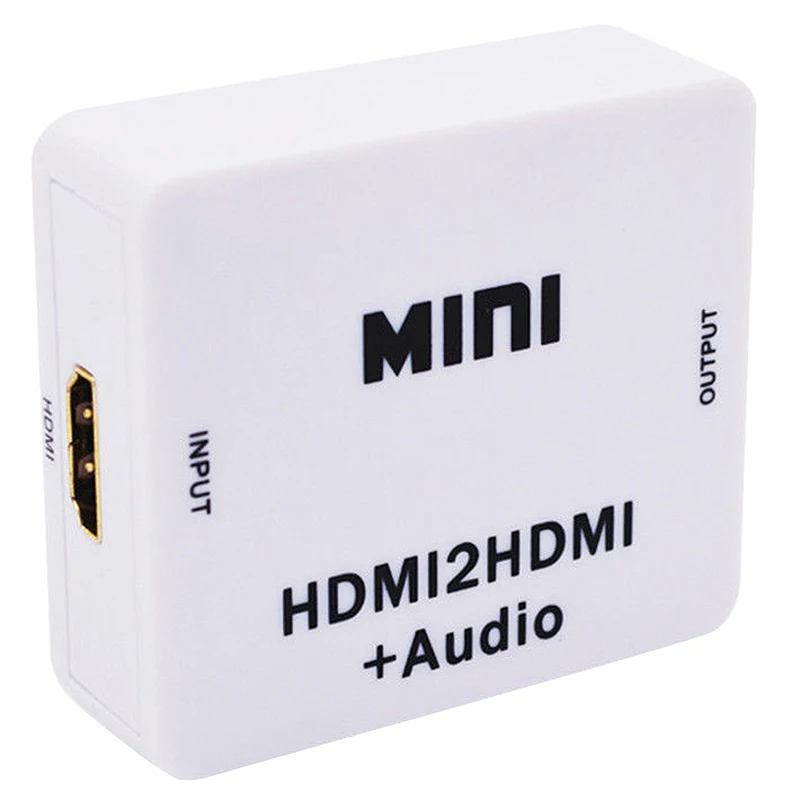 ABGN Hot-1080P Hdmi экстрактор сплиттер Hdmi цифро-аналоговый 3,5 мм выход аудио Hdmi2Hdmi - Цвет: Red