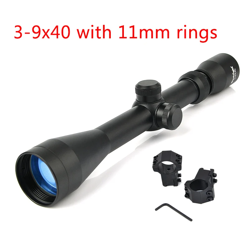 Bestsight 3-9x40 охотничьи прицелы 4-16x40 оптика винтовки прицелы 6-24x50 тактический прицел страйкбол воздушные пистолеты снайперская винтовка прицел - Цвет: 3-9X40-11