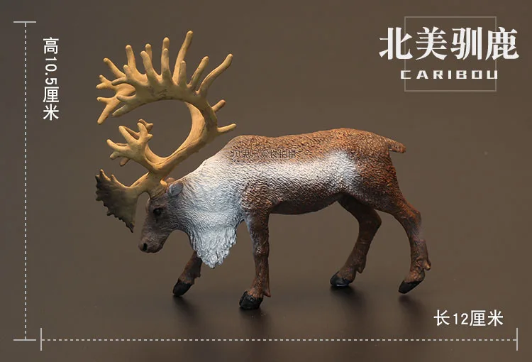 Оригинальные дикие животные caribou фигурка детские развивающие игрушки для детей - Цвет: caribou