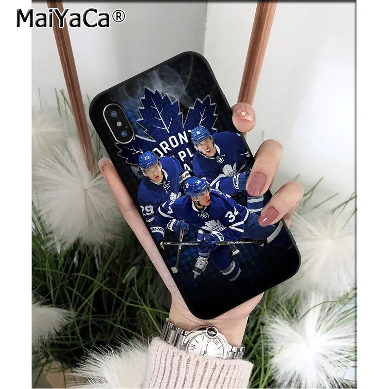 MaiYaCa Toronto Maple Leafs ТПУ Мягкий силиконовый чехол для телефона чехол для iPhone X XS MAX 6 6s 7 7plus 8 8Plus 5 5S SE XR