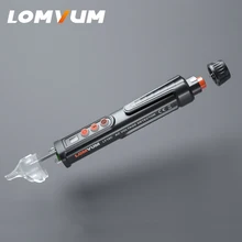 LOMVUM автоматический выключатель Finder карандаш тестер напряжения бесконтактные тестеры напряжения 12-1000 В переменного тока светодиодный фонарик звуковой детектор ручка