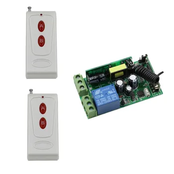 

AC 85V 110V 220V 240V 250V RF Wireless Remote Control Switch Remote Switch Relay Module Light LED Bulbs Power Switch Transmitter