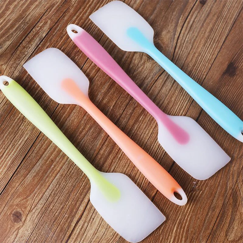 High Quality Eco friendly Colors Silicone Cake Butter Cream Spatulas