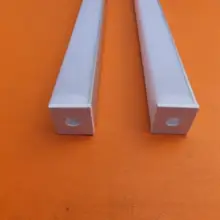 Заводская цена 2 м/шт. 30 шт./партия СВЕТОДИОДНЫЙ алюминиевый профиль кукурузы с молочно-белым или прозрачным цветом крышка ПК и торцевые колпачки