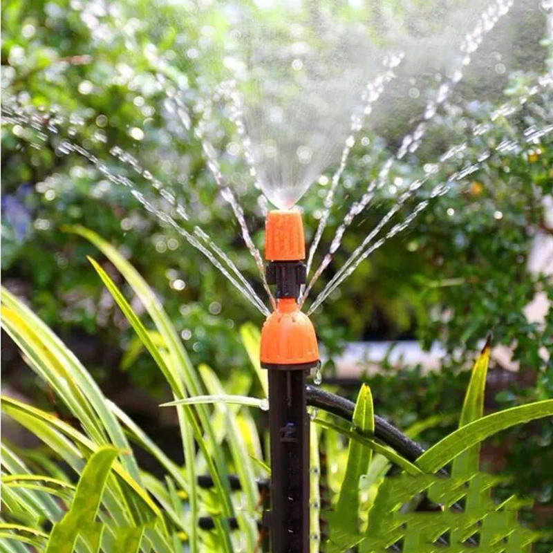 10X Irrigation Mist And Drip Sprinkler Drippers Adjustable Plant Garden