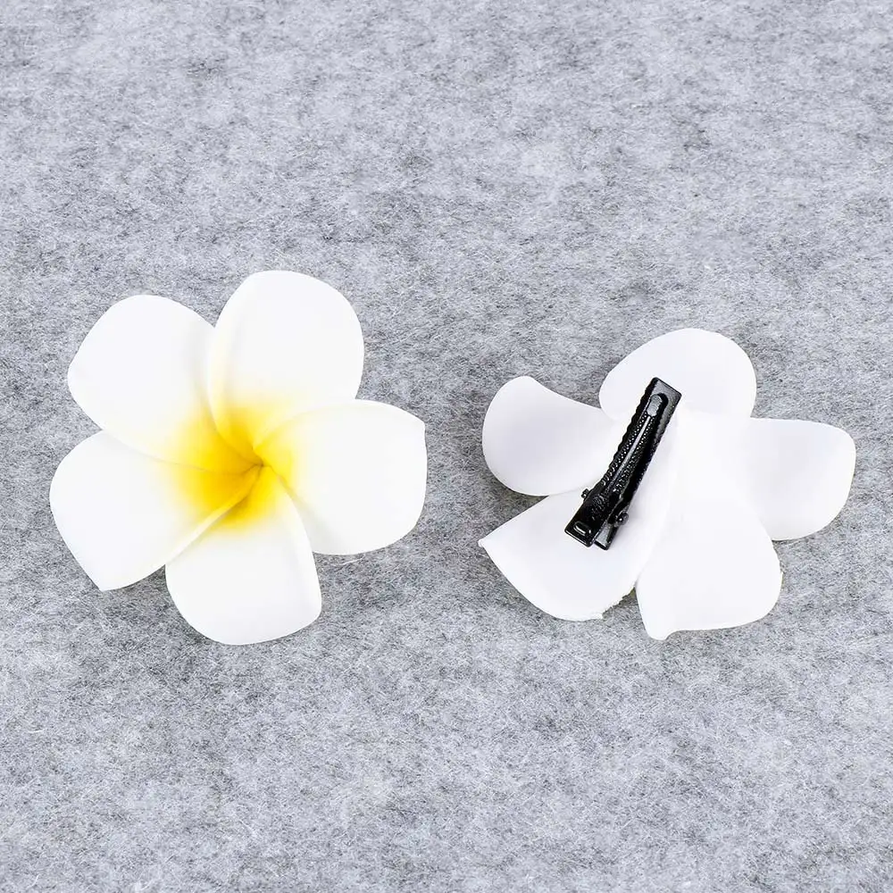 3 шт. Гавайский искусственный цветок заколка для волос Яйцо цветок головной убор для пляжа Свадебная вечеринка аксессуары для волос
