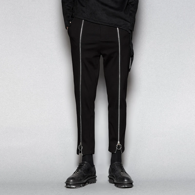 Pants Ankle Zippers Men Pants Man Zipper 6xl Mens Fashion Pants