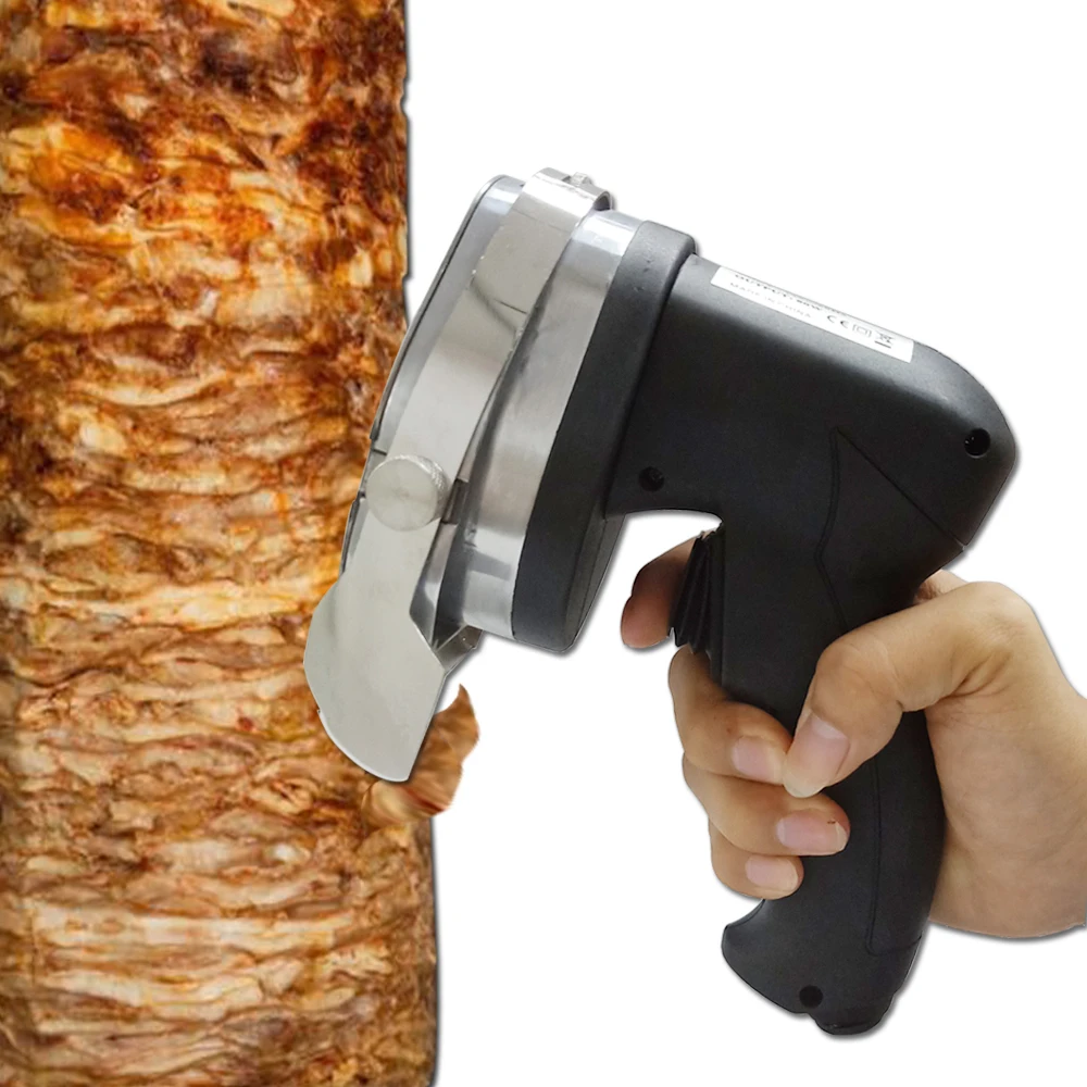 

DULONG 230V Electric Doner Knife Meat Slicer Cutting Machine Kebab Knife Blades Hand-held for Household use