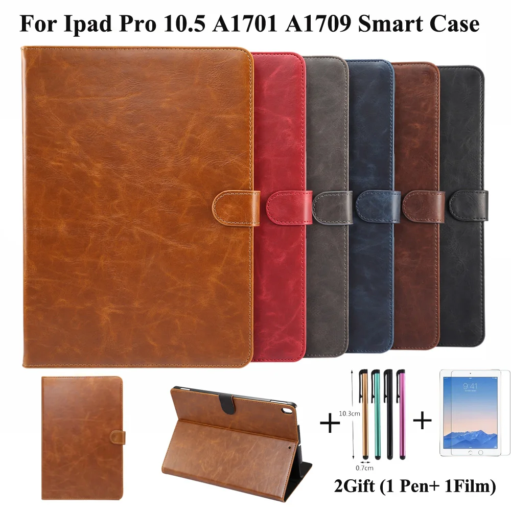 For apple iPad Pro 10.5 10.5inch 1701,A1709, case Luxury Leather Smart