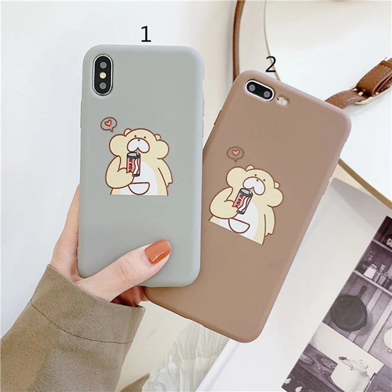 Высокое качество модный милый мультяшный чехол для iphone 6 6s 7 8 Plus все включено