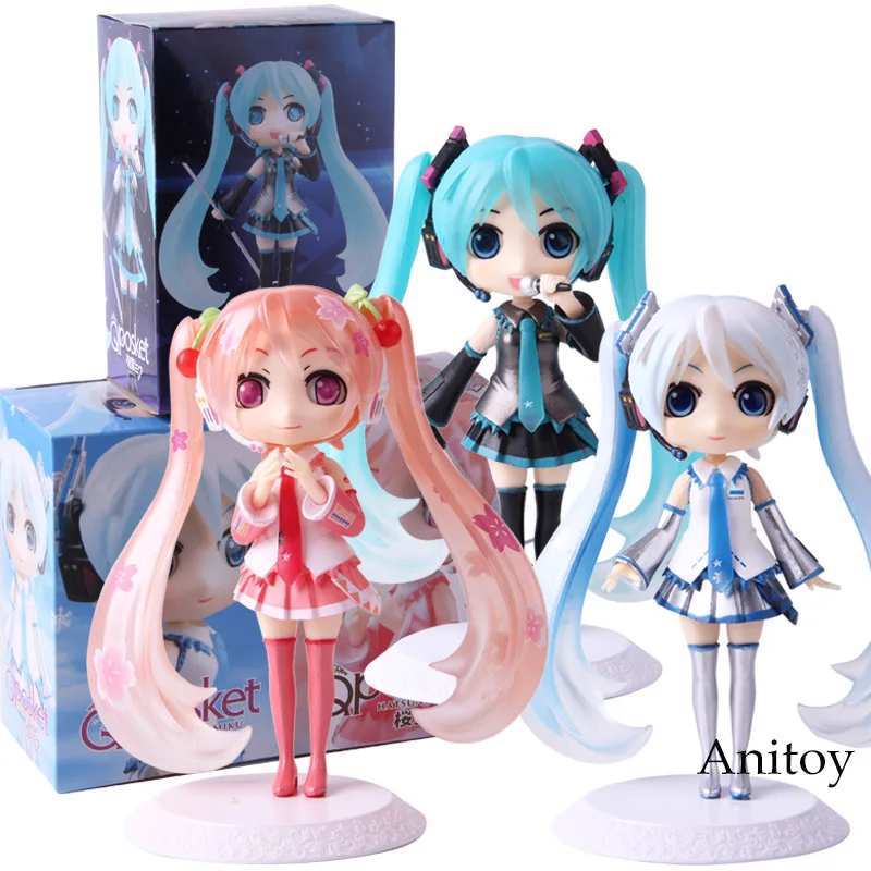 

QPosket Q Posket Hatsune Miku Snow Sakura Miku Action Figure PVC Collectible Model Toy