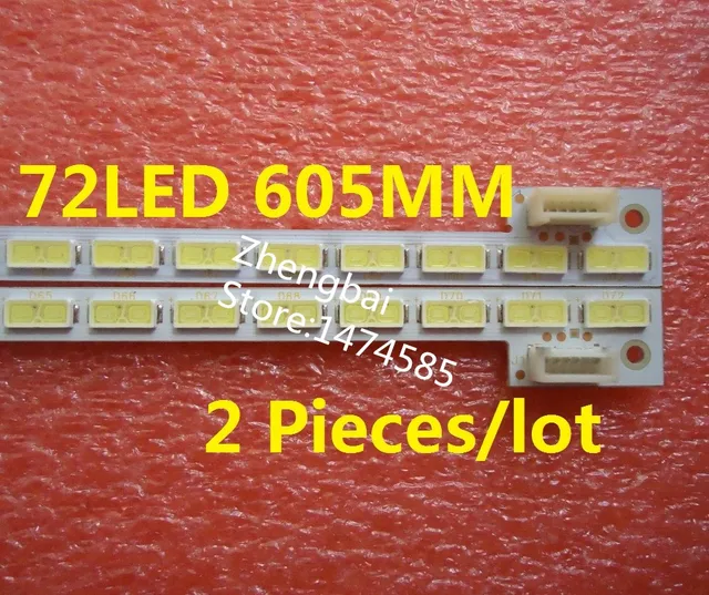 Cheap 2 Pieces/lot T550HVD02.3 551A04 13227N V341-201 V341-202 LED strip 74.55T02.001-3-DX1 E117098 E150504 72LED 605MM