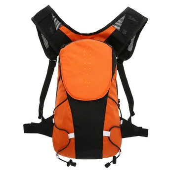 

Lixada Outdoor Sport Safety Bag Gear for Walking Jogging 5L USB Rechargeable Reflective Backpack with LED Signal Light