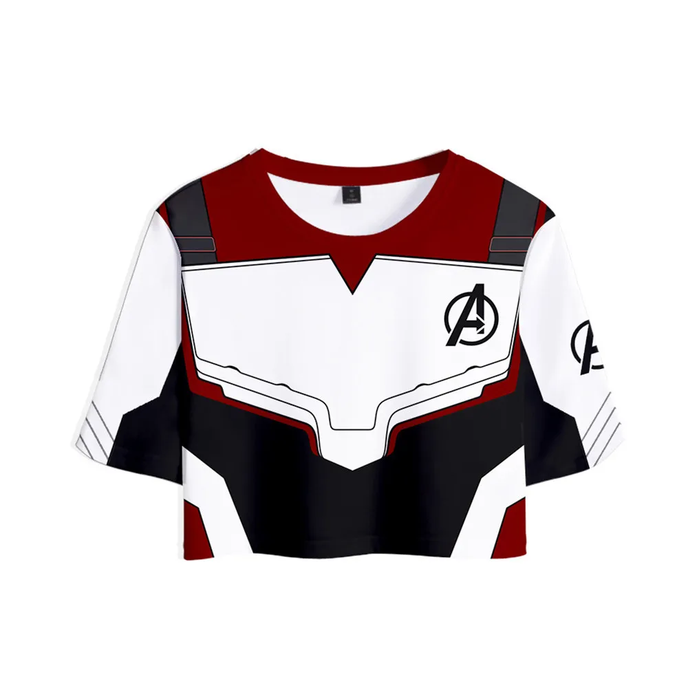 Avengers Endgame Quantum Realm Short Sleeve T-Shirt / Shorts Set Sports Suit Unisex Cosplay Costumes 2019 new superhero Iron Man
