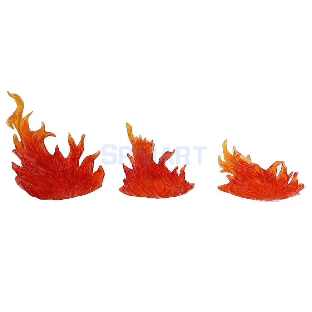 DIY Burning Flame Effect Action Figure Display Stand Support Holder for Gundam Bandai Saint Seiya
