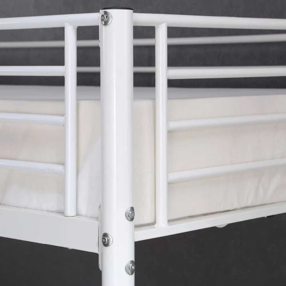 Goplus Twin Size Full Size Metal Bunk Bed for Kids Teens Adult Dorm Space-saver Child Parents Beds Bedroom Furniture HW56066+ Goplus Twin Size Full Size Metal Bunk Bed for Kids Teens Adult Dorm Space-saver Child Parents Beds Bedroom Furniture HW56066+