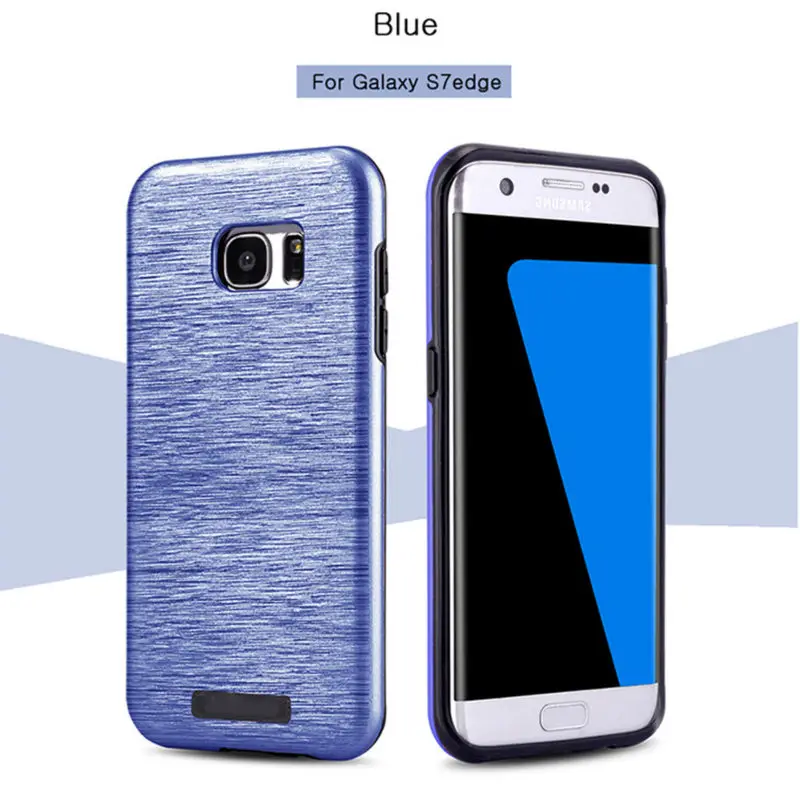 For Samsung Galaxy S7 Edge Case PC TPU Hybrid Brushed 5.5 inch Mobile Phone Back Cover Cases For Samsung Galaxy S7 Edge G9350