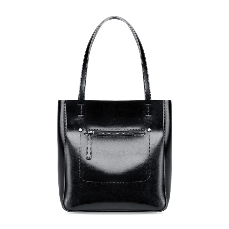 

2019 New Style Women Handbag 100% Genuine Leather Female Shoulder Purse Ladies Tote Bag Large Capacity Shopping Bags