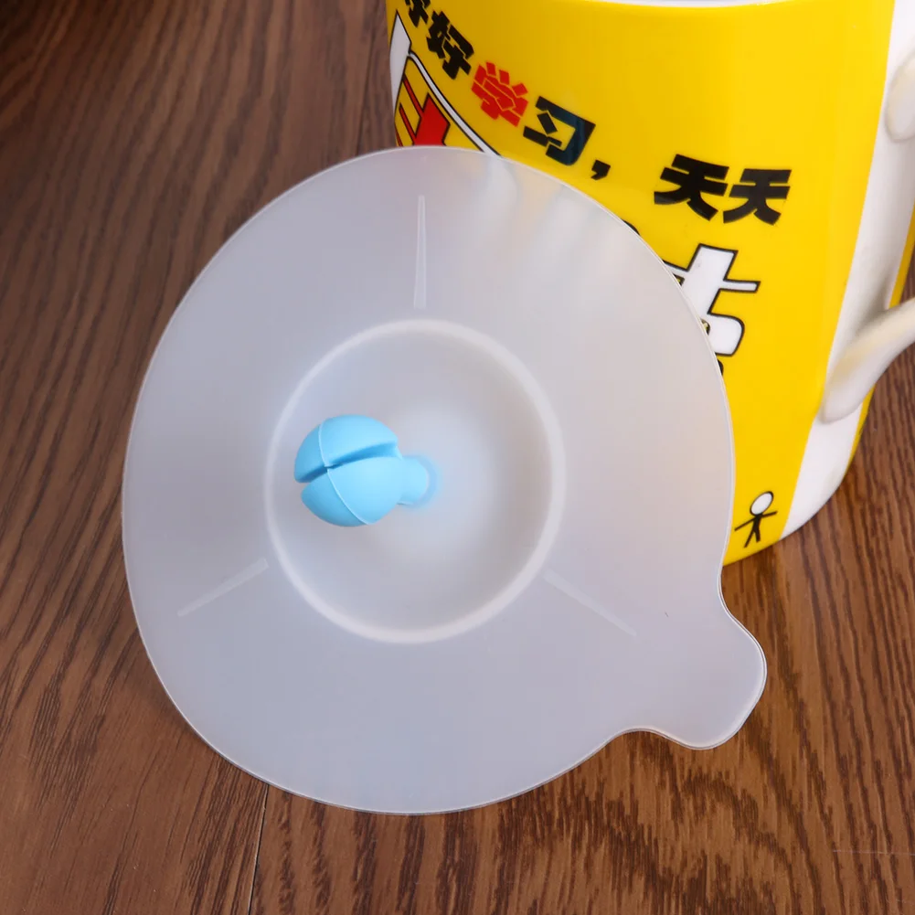 1 шт. милый боб силиконовый для чайных чашек крышка кофе всасывающее Уплотнение Крышка силиконовая герметичная любовь креативный
