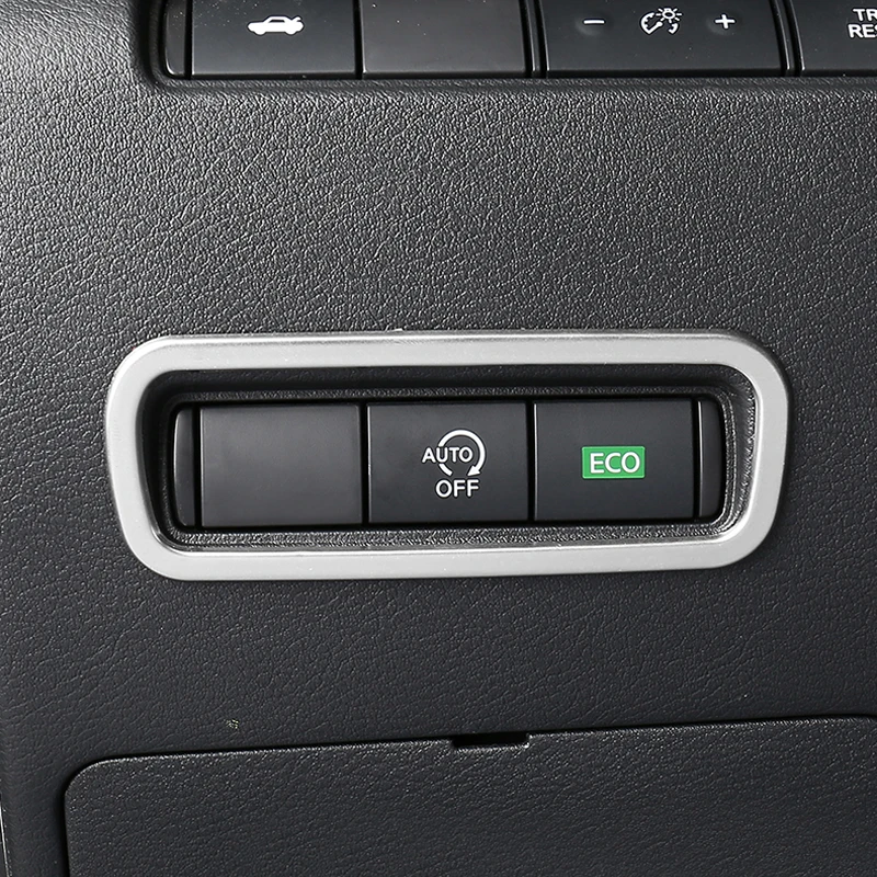 

For Nissan Altima 2019 ECO Light Switch Buttons Cover Trim Interior Accessories Car Styling