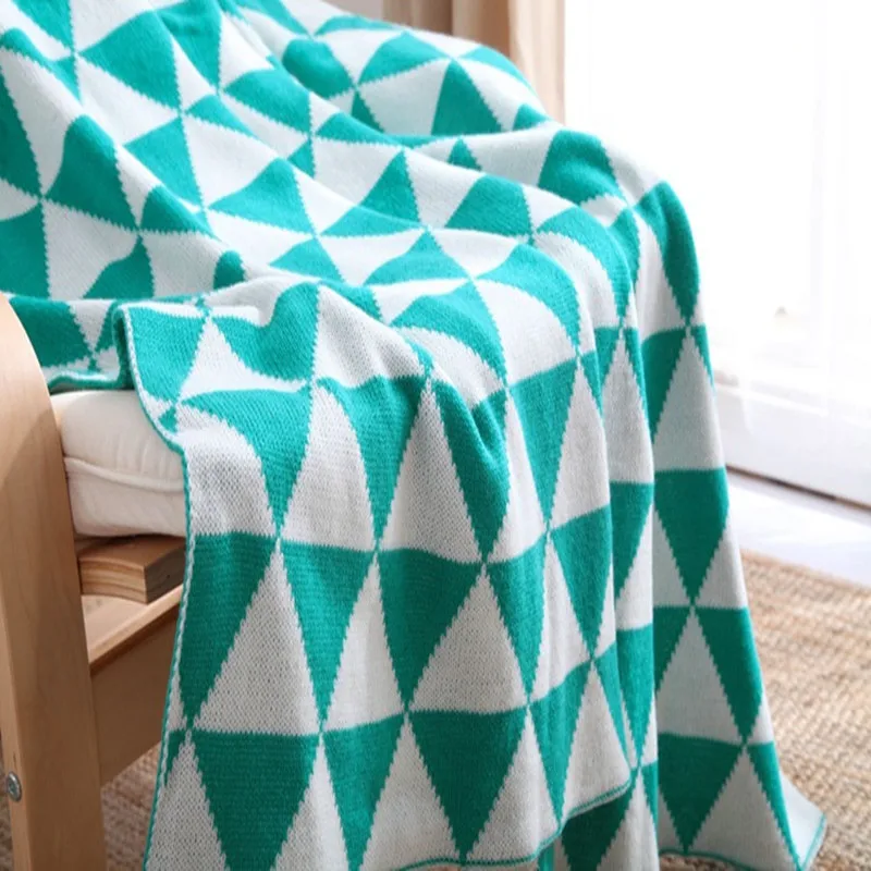 

Free shipping Breathable knitted Baby Blanket Soft Newborn Infant Bedding Kids Plaid Linens 130cm*170cm Baby Wrap Swaddles